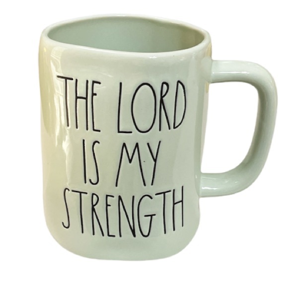 Rae Dunn Other - ⭐️2 for $25⭐️ NEW Rae Dunn THE LORD IS MY STRENGTH  Mug